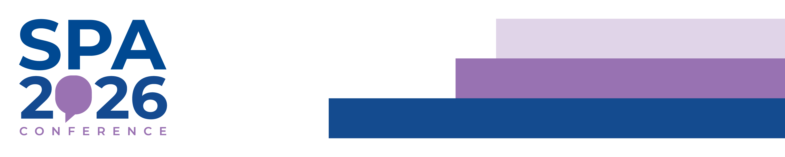 Page banner with SPA 2026 Conference logo.
